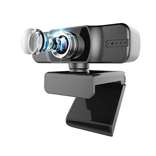 Webcam with Desktop Microcam FUVISION Manual Focus Full HD Live Stream